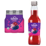 Sırma Karma Karadut ve Kiraz Çiçeği Aromalı Vişneli Doğal Maden Suyu 6x250 ml