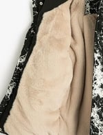 Şişme Mont Kapşonlu Peluş Astarlı Cepli