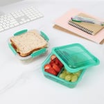 Sistema Lunch-Stack, kare, 1,24 l, polipropilen, farklı renklerde