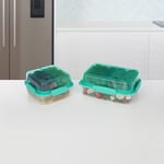 Sistema Lunch-Stack, kare, 1,24 l, polipropilen, farklı renklerde