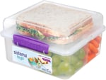 Sistema TO GO Beslenme Kutusu Cube Max | 2 L Bento-Box Tarzı Yemek Kabı Bölücülü ve Sızdırmaz Yoğurt Tenceresi | BPA İçermez | Çeşitli Renklerde