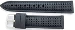 Siyah 20mm Silikon Spor Saat Kordonu Slikon Saat Kayışı Medium Bo