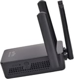 Siyah 4 Antenli 300Mbps WiFi Menzil Genişletici Tekrarlayıcı 360° Sinyal Kapsamı Hızlı Kurulum