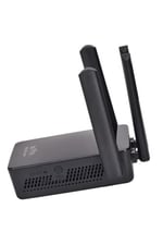 Siyah 4 Antenli 300Mbps WiFi Menzil Genişletici Tekrarlayıcı 360° Sinyal Kapsamı Hızlı Kurulum