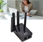 Siyah 4 Antenli 300Mbps WiFi Menzil Genişletici Tekrarlayıcı 360° Sinyal Kapsamı Hızlı Kurulum