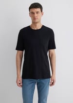 Siyah Basic Tişört Regular Fit/Normal Kesim 0611108-900