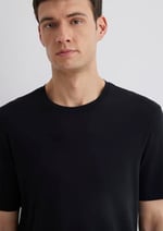 Siyah Basic Tişört Regular Fit/Normal Kesim 0611108-900