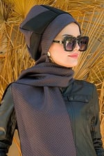Siyah Füme Tesettür Bere - 30203