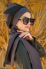 Siyah Füme Tesettür Bere - 30203