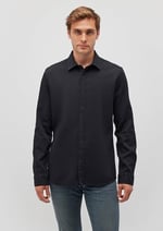 Siyah Gömlek Slim Fit/Dar Kesim 0211091-900