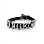 Siyah Jungkook Bts Army Suni Deri 21 cm Ayarlanabilir Bileklik