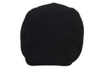 Siyah Kasket Pamuklu London Flat Cap Şapka
