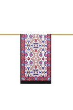 Siyah Kırmızı Selçuk Desen Fular