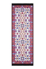 Siyah Kırmızı Selçuk Desen Fular