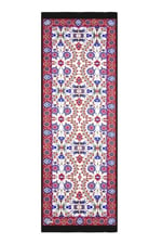 Siyah Kırmızı Selçuk Desen Fular