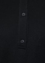 Siyah Polo Tişört Crop/Kısa Kesim 1611473-900