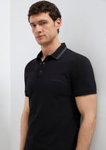 Siyah Polo Tişört Fitted/Vücuda Oturan Kesim 0611829-900