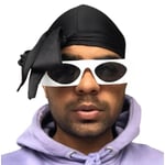 Siyah Renk Durag Bandana, Kafa Bandı, Erkek Bandana
