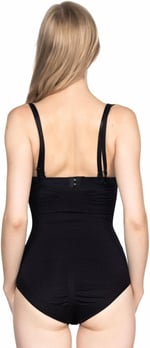 Siyah Seamless Dikişsiz Göğüsü Açık Lohusa Body Slip Korse, XL, SLC2023MI-869SL00019978