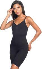 Siyah Seamless Dikişsiz Iz Yapmayan Askılı Body Boxer Korse, XL, İGP2071-869BST0004267