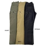 Siyah Su İtici Trekking Outdoor Tactical Pantolon