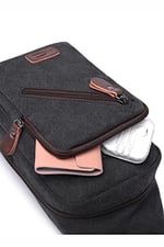 Siyah Unisex Body Bag
