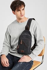 Siyah Unisex Body Bag