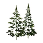 Sizzix 660978 Thinlits Kalıp Seti, Woodlands, Tim Holtz, 2/paket