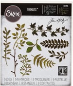 Sizzix Yapraklı dal, çelik, Zweig mit Blättern, 10.8cm x 3.8cm - 3.8cm x 3.2cm