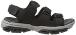 Skechers 210444 BLK SandaletErkek