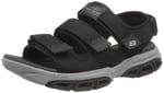 Skechers 210444 BLK SandaletErkek