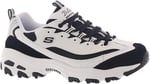 Skechers D'LİTES - MARCH FORWARD 13148 BKW Düşük bilekli spor ayakkabıKadın