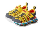 Skechers Erkek Çocuk Gri Spor Sandalet 26, 407041N-CCYL