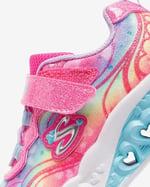 Skechers FLUTTER HEART LİGHTS - GROOVY SWİRL Kız Çocuk Ps Pembe Işıklı Spor Ayakkabı