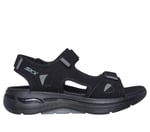 Skechers GO WALK ARCH FİT SANDAL-MİSSİON İİ Erkek Siyah Sandalet - Bedenler: 40 EU, 41 EU, 42 EU, 43 EU, 43.5 EU, 44 EU, 44.5 EU, 45 EU...