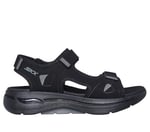 Skechers GO WALK ARCH FİT SANDAL-MİSSİON İİ Erkek Siyah Sandalet - Bedenler: 40 EU, 41 EU, 42 EU, 43 EU, 43.5 EU, 44 EU, 44.5 EU, 45 EU...