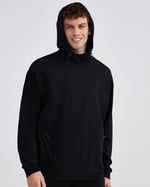 Skechers M 2XI-Lock Hoodie Sweatshirt Erkek Siyah Sweatshirt