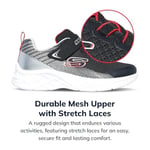 Skechers MİCROSPEC İİ - ZOVRİX Erkek Çocuk Gs Siyah Spor Ayakkabı