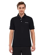 Skechers Polo Shirt M Short Sleeve Erkek Siyah Polo Yaka Tshirt M