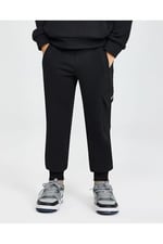 Skechers Siyah Çocuk B LW Fleece Eşofman Altı SK242047-001