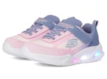 Skechers SKECHERS SOLA GLOW - OMBRE DELUXE Kız Çocuk Ps Gri Işıklı Spor Ayakkabı