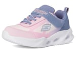 Skechers SKECHERS SOLA GLOW - OMBRE DELUXE Kız Çocuk Ps Gri Işıklı Spor Ayakkabı