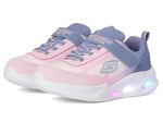 Skechers SKECHERS SOLA GLOW - OMBRE DELUXE Kız Çocuk Ps Gri Işıklı Spor Ayakkabı