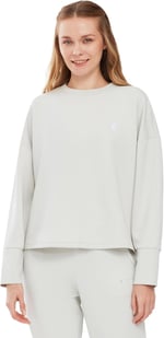 Skechers Soft Touch W Crew Neck Sweatshirt Kadın Gri Sweatshirt