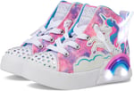 Skechers TWİNKLE MAGİC Kız Çocuk Ps Pembe Işıklı Spor Ayakkabı