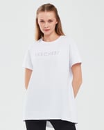 Skechers W Graphic Tee Crew Neck T-Shirt Tshirt Kadın