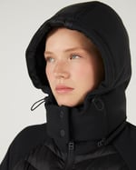 Skechers W Outerwear Padded Jacket Kadın Siyah Mont