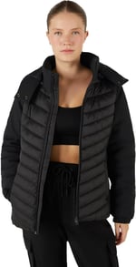 Skechers W Outerwear Padded Jacket Kadın Siyah Mont