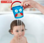 Skip Hop 235355 Hayvanat Bahçesi Bath deste & pour buckets – bebek oyuncağı küçük bardak için istiflenebilir