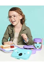 Skip Hop Bebekler, Erkek Koala Hayvanat Bahçesi Gıda Kavanozu Bts Mops, Mor, L EU, menekşe rengi, L